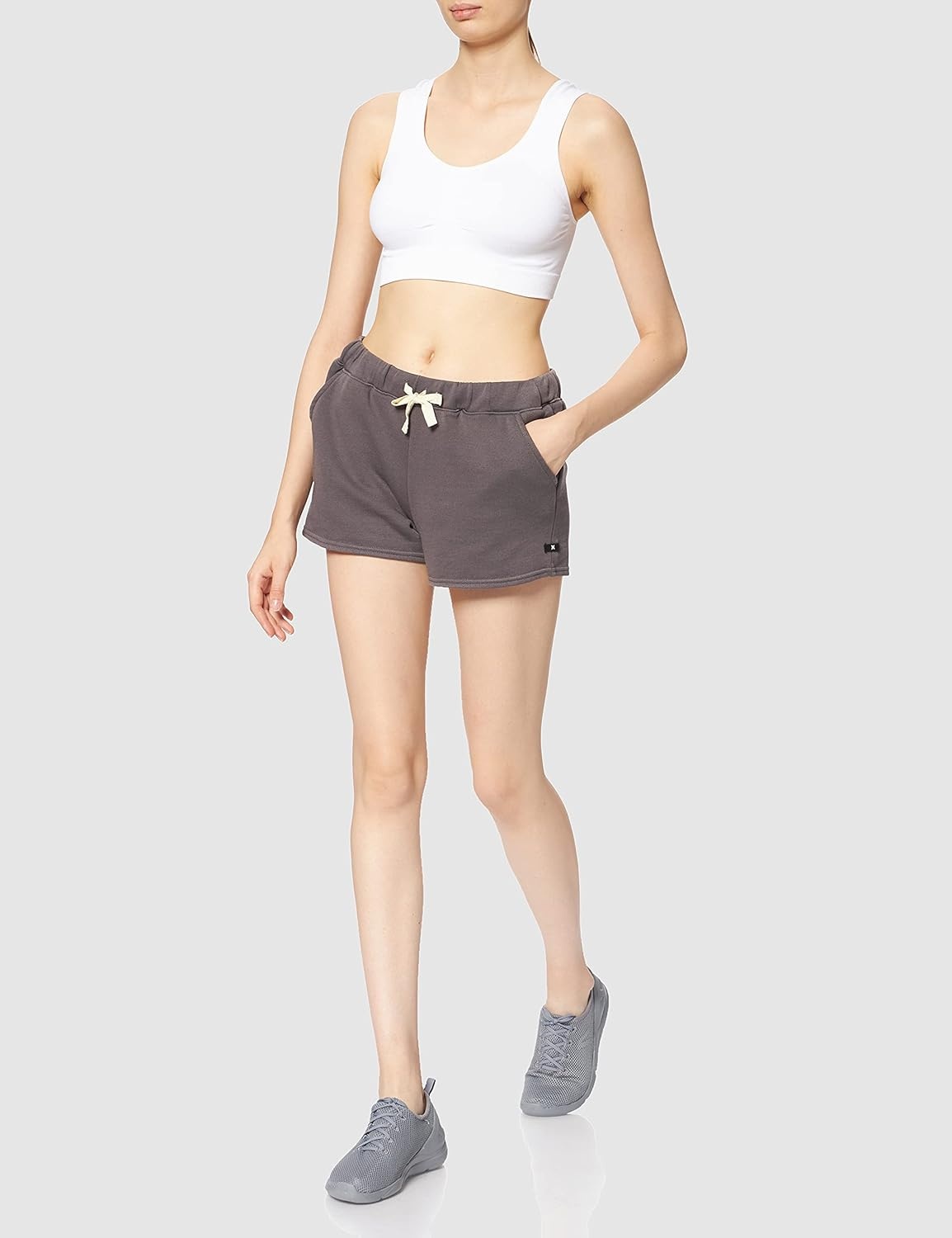 Hurley Womes Burn Out Fleece Short(Vintage Black)