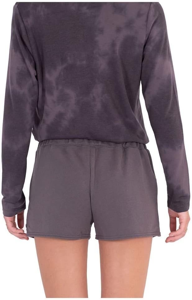 Hurley Womes Burn Out Fleece Short(Vintage Black)