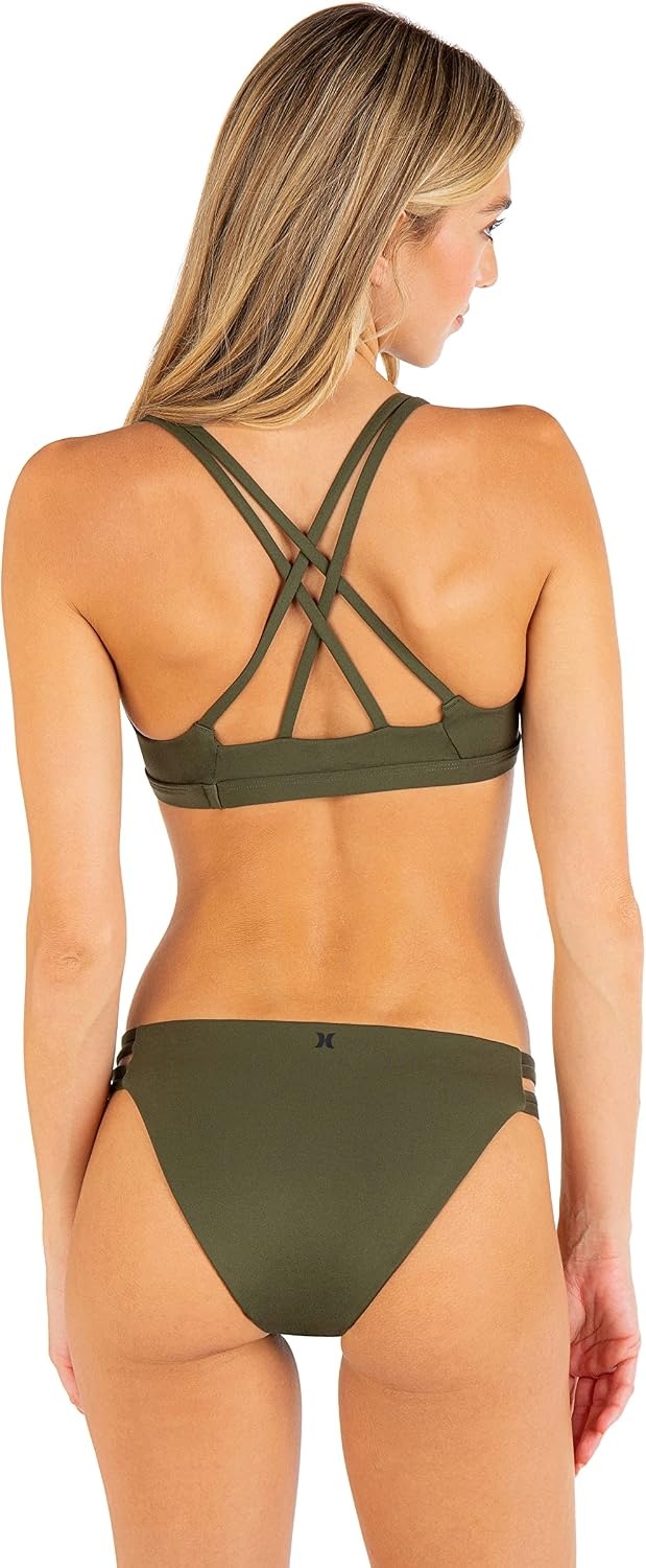 Hurley Women’s Max Solid Mod Bottom(Olive Night)