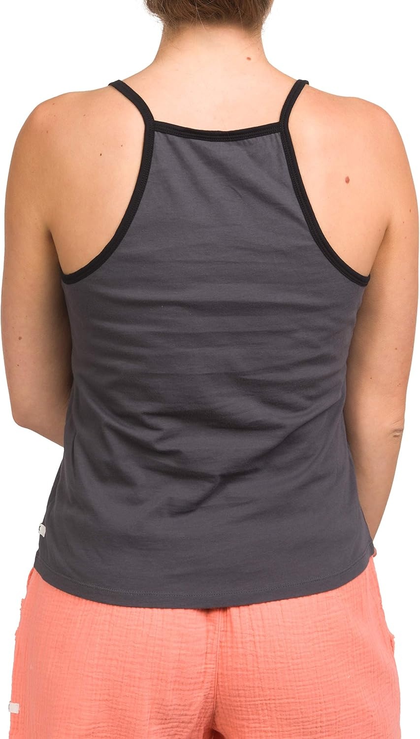 Hurley Womens Strappy Tank(Thunder Grey/Black)