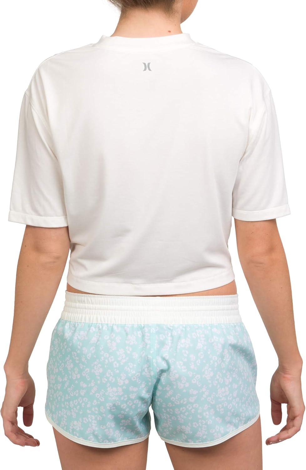 Hurley Womens Tie Front Active Tee(Sail)