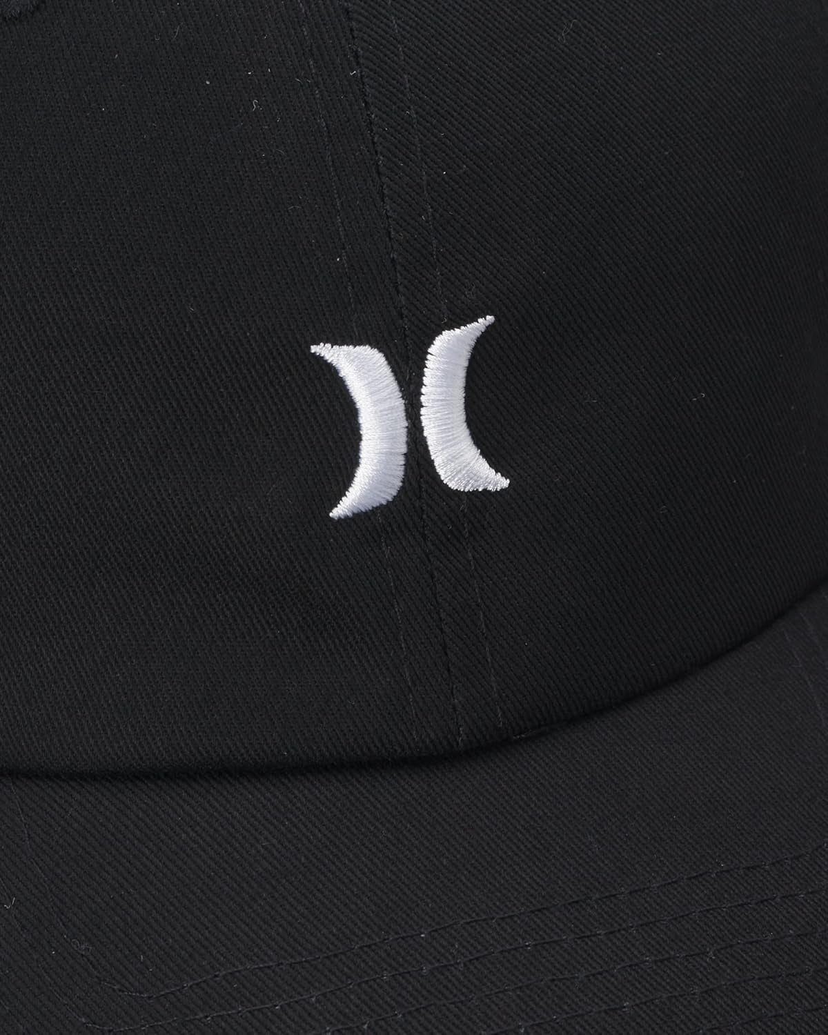Hurley Women’s Baseball Cap – Curved Brim Mom Iconic Trucker Hats for Women(Black/White)