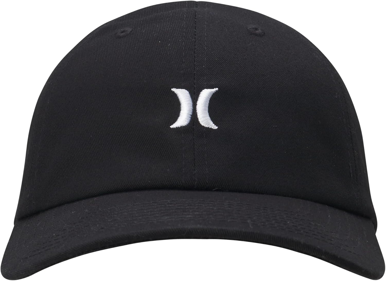 Hurley Women’s Baseball Cap – Curved Brim Mom Iconic Trucker Hats for Women(Black/White)
