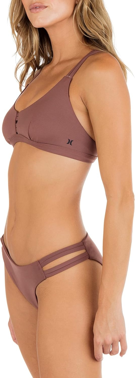 Hurley Women’s Max Solid Mod Bottom(Chocolate)