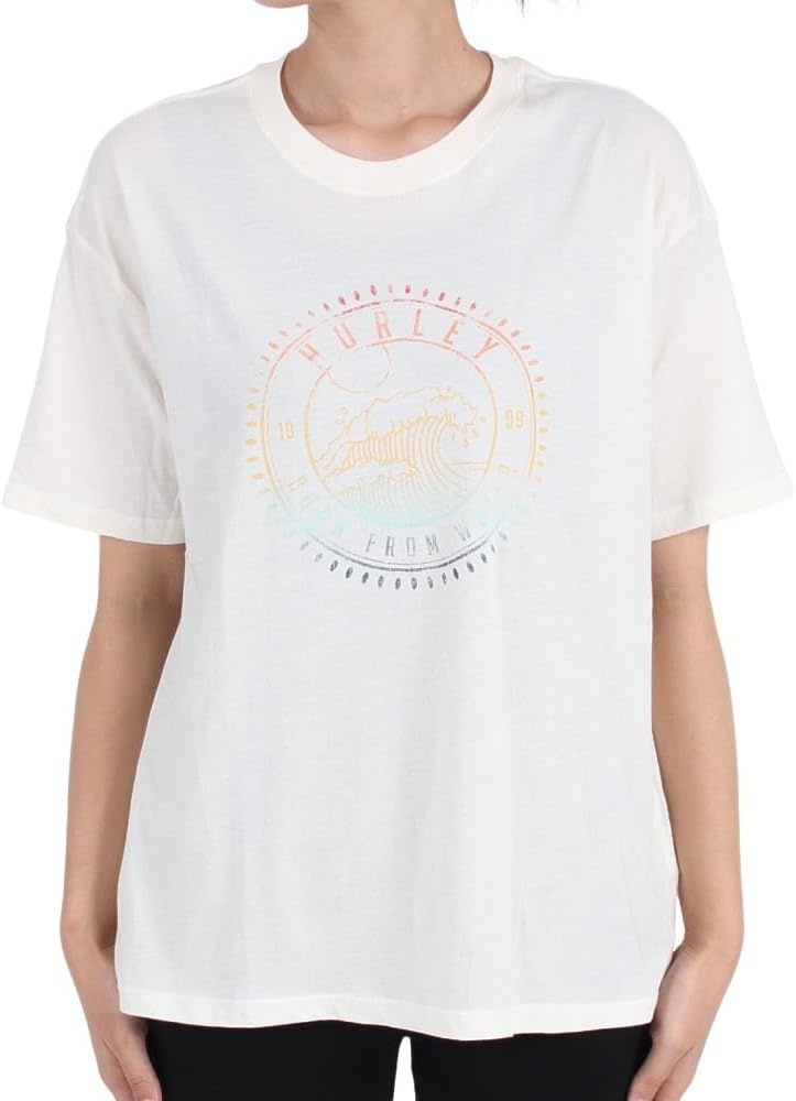 Hurley Womes Blewp Three Boyfriend Tee(Tofu)