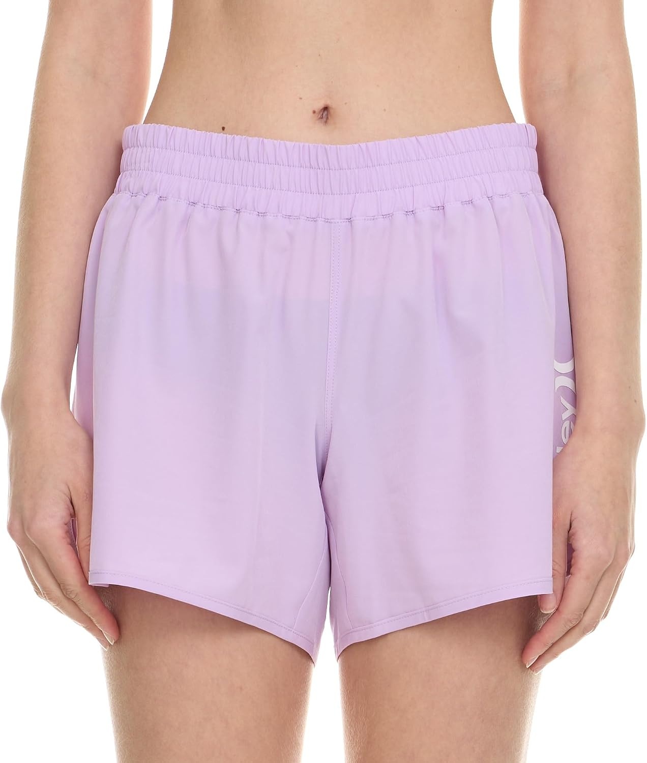 Hurley 5″ Swim Board Shorts for Women, Swim Shorts Women, Swimming Bottoms(Lilac)
