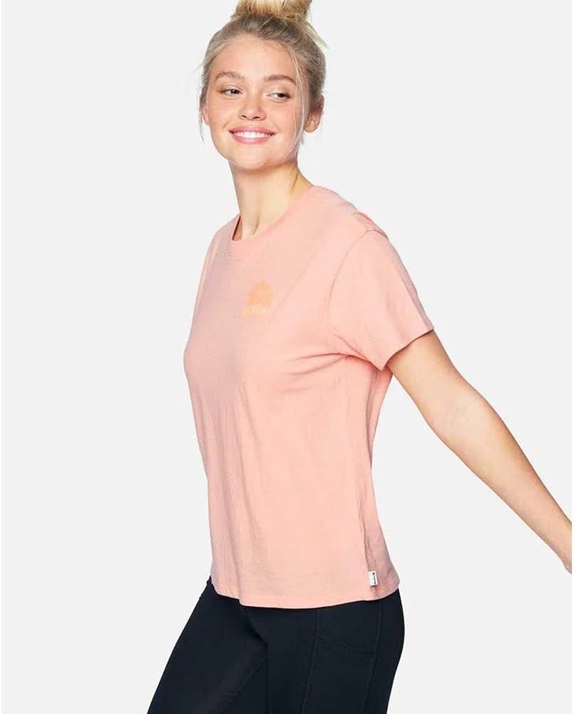 Hurley Womens Radical Lotus Washed Girlfriend Crew(Crimson Bliss)