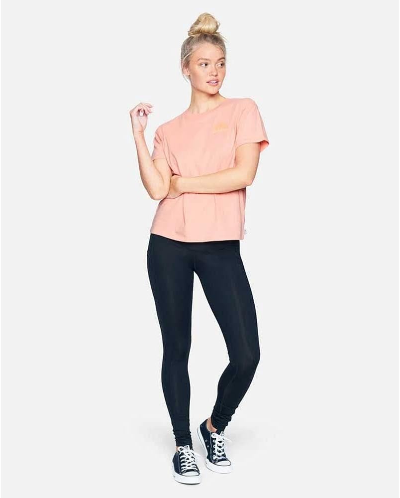 Hurley Womens Radical Lotus Washed Girlfriend Crew(Crimson Bliss)