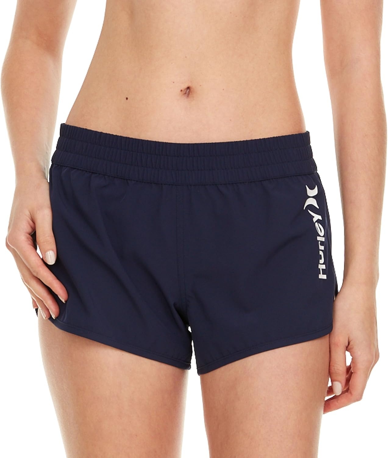 Hurley 3″ Swim Board Shorts for Women, Swim Shorts Women, Swimming Bottoms(Navy)