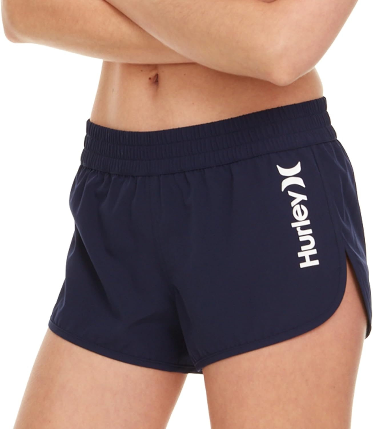 Hurley 3″ Swim Board Shorts for Women, Swim Shorts Women, Swimming Bottoms(Navy)