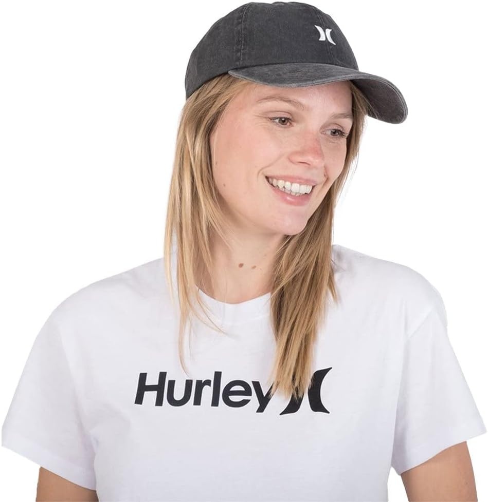 Hurley Women’s Baseball Cap – Curved Brim Mom Iconic Trucker Hats for Women(093)