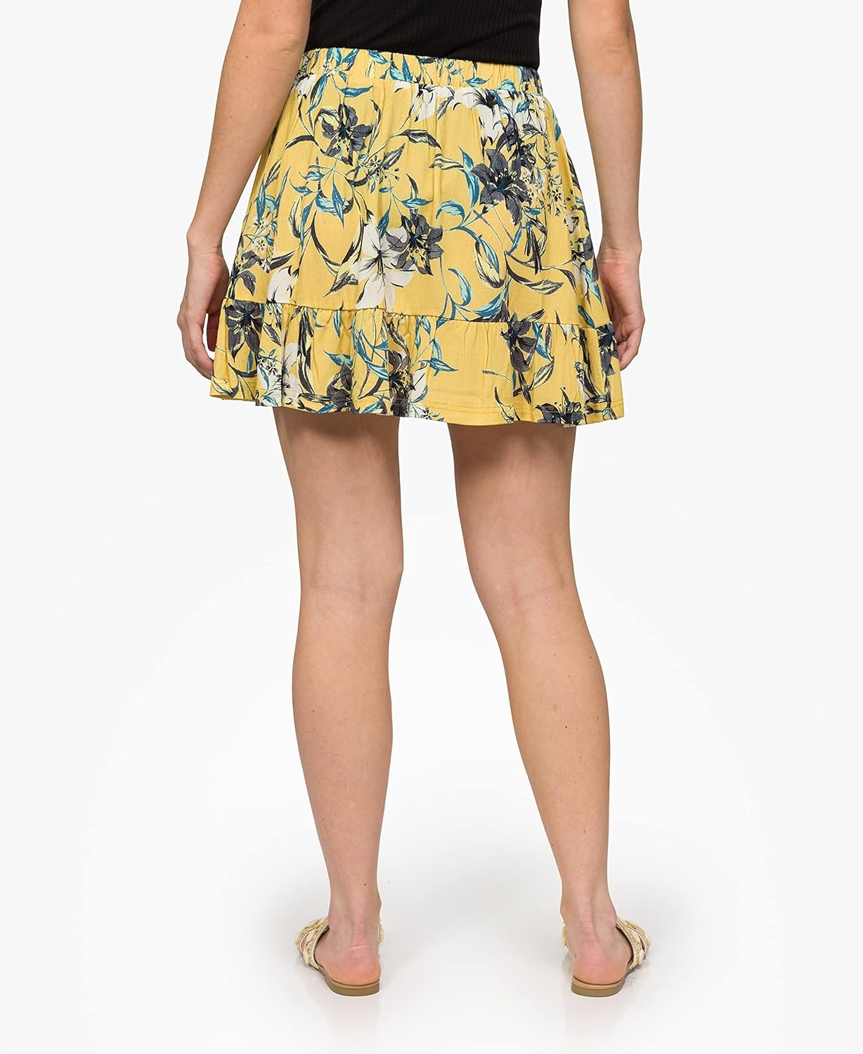 Hurley Women’s Tiered Mini Skirt(Corn)