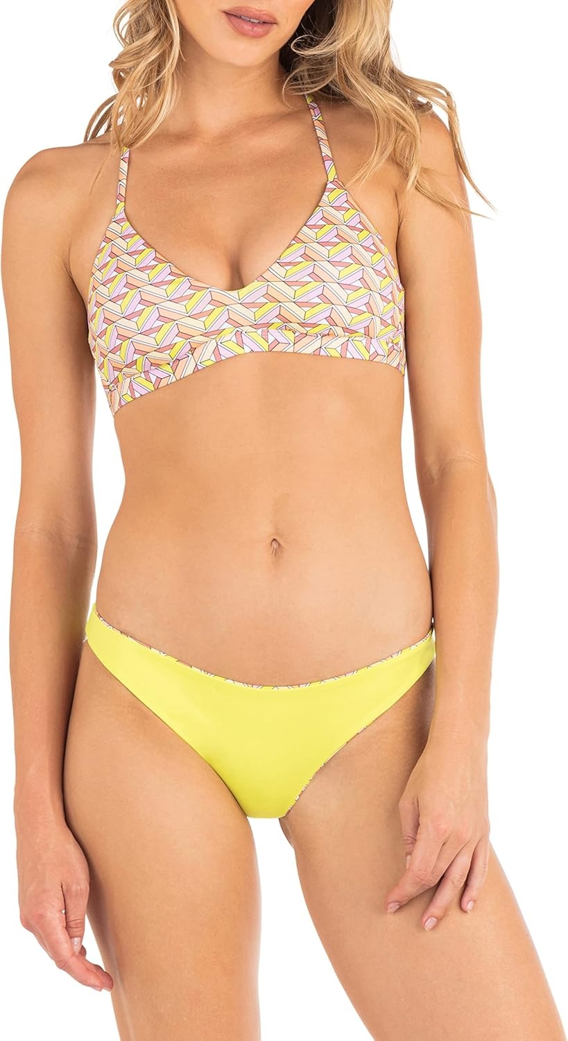 Hurley Women’s Adjustable Bikini Top(City Block)