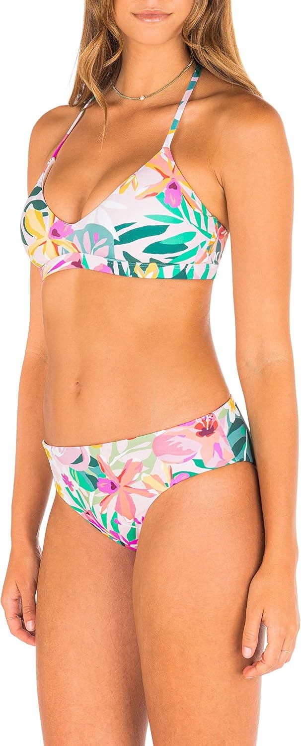 Hurley Women’s Solid Full Bottom(White Floral Pop)
