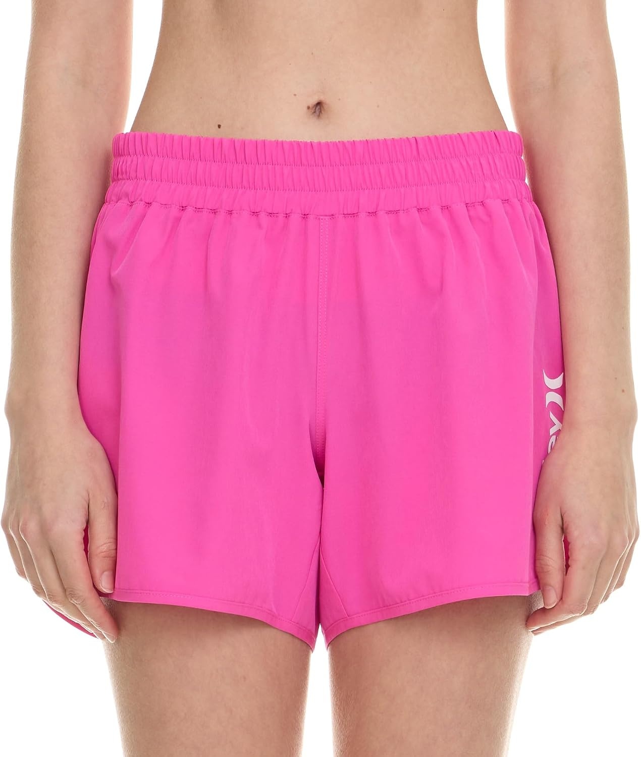 Hurley 5″ Swim Board Shorts for Women, Swim Shorts Women, Swimming Bottoms(Pink)