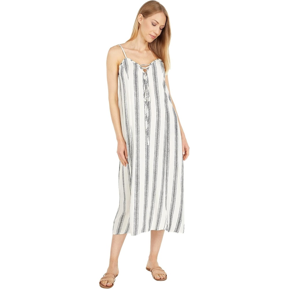 Hurley Womes Lace Up Midi Dress(Tofu)