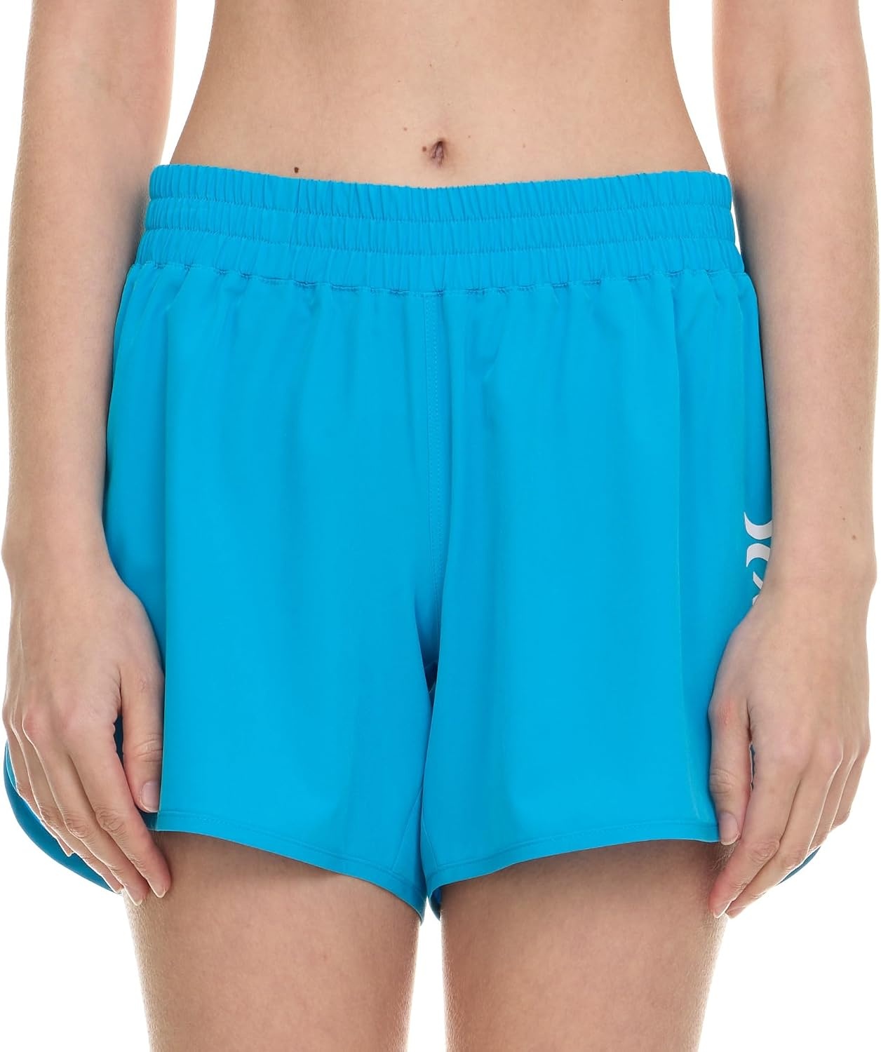 Hurley 5″ Swim Board Shorts for Women, Swim Shorts Women, Swimming Bottoms(Turquoise)