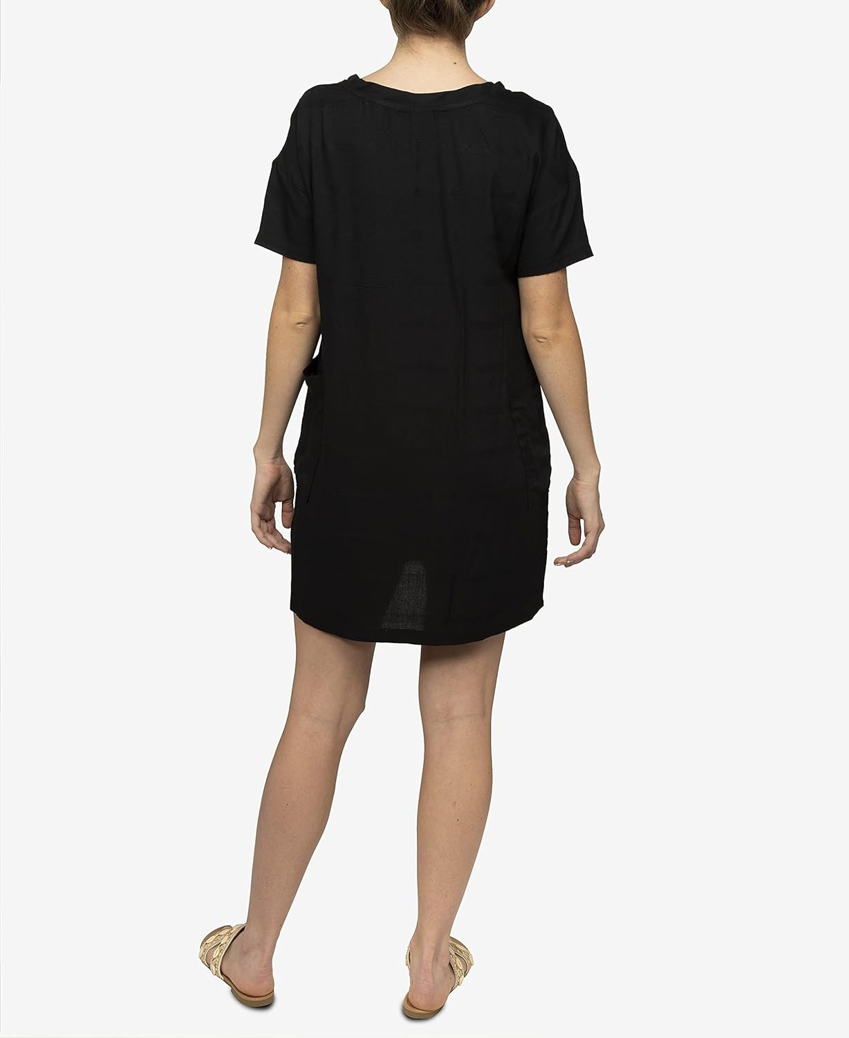 Hurley Women’s Boxy T-Shirt Dress(Black)
