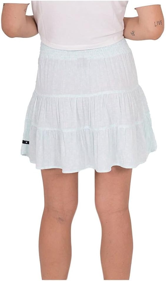 Hurley Womens Tiered Mini Skirt(Light Dew Kula)