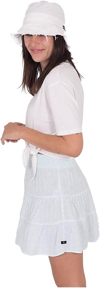 Hurley Womens Tiered Mini Skirt(Light Dew Kula)