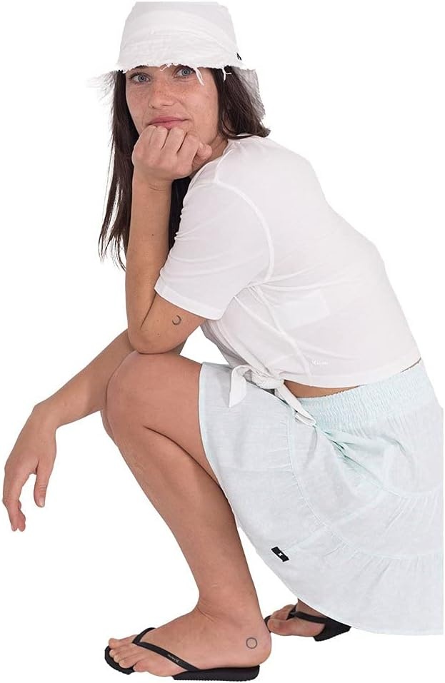 Hurley Womens Tiered Mini Skirt(Light Dew Kula)