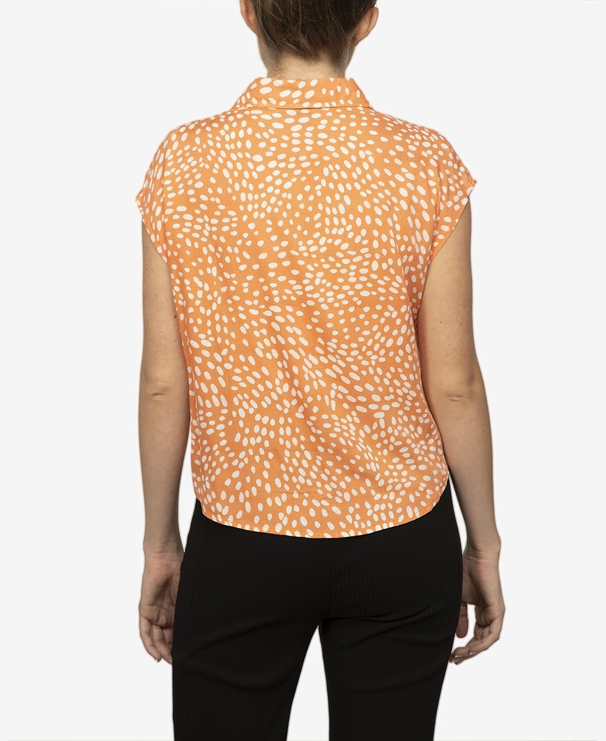 Hurley Womes Tie Front Button Down Woven(Melon)