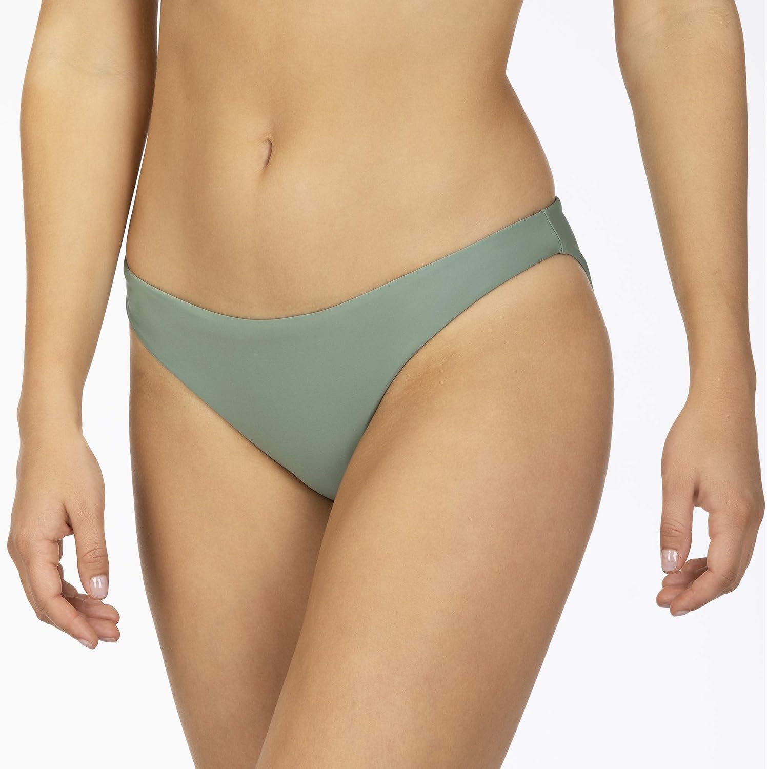 Hurley Women’s Quick Dry Commpression Full Bikini Bottom(Silver Pine)