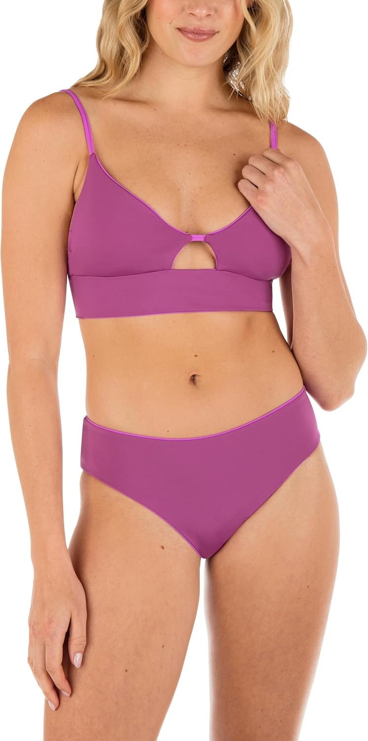 Hurley Women’s Solid Full Bottom(Bright Orchid Reversible)