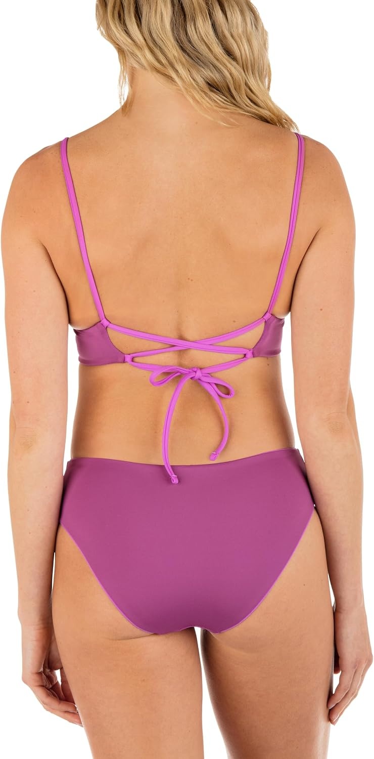Hurley Women’s Solid Full Bottom(Bright Orchid Reversible)
