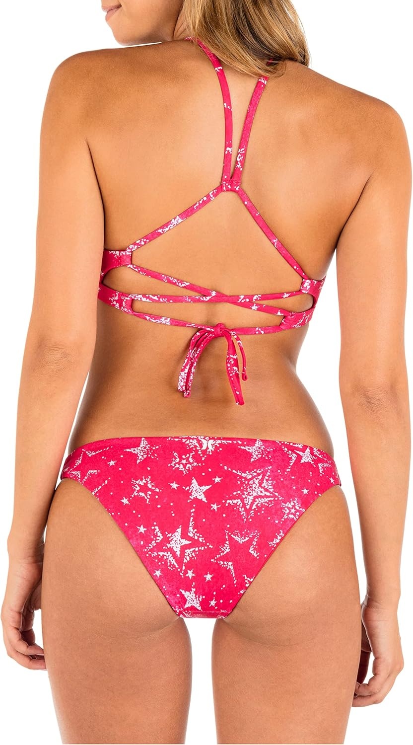 Hurley Women’s Moderate Bikini Bottom(Star Struck Reversible)