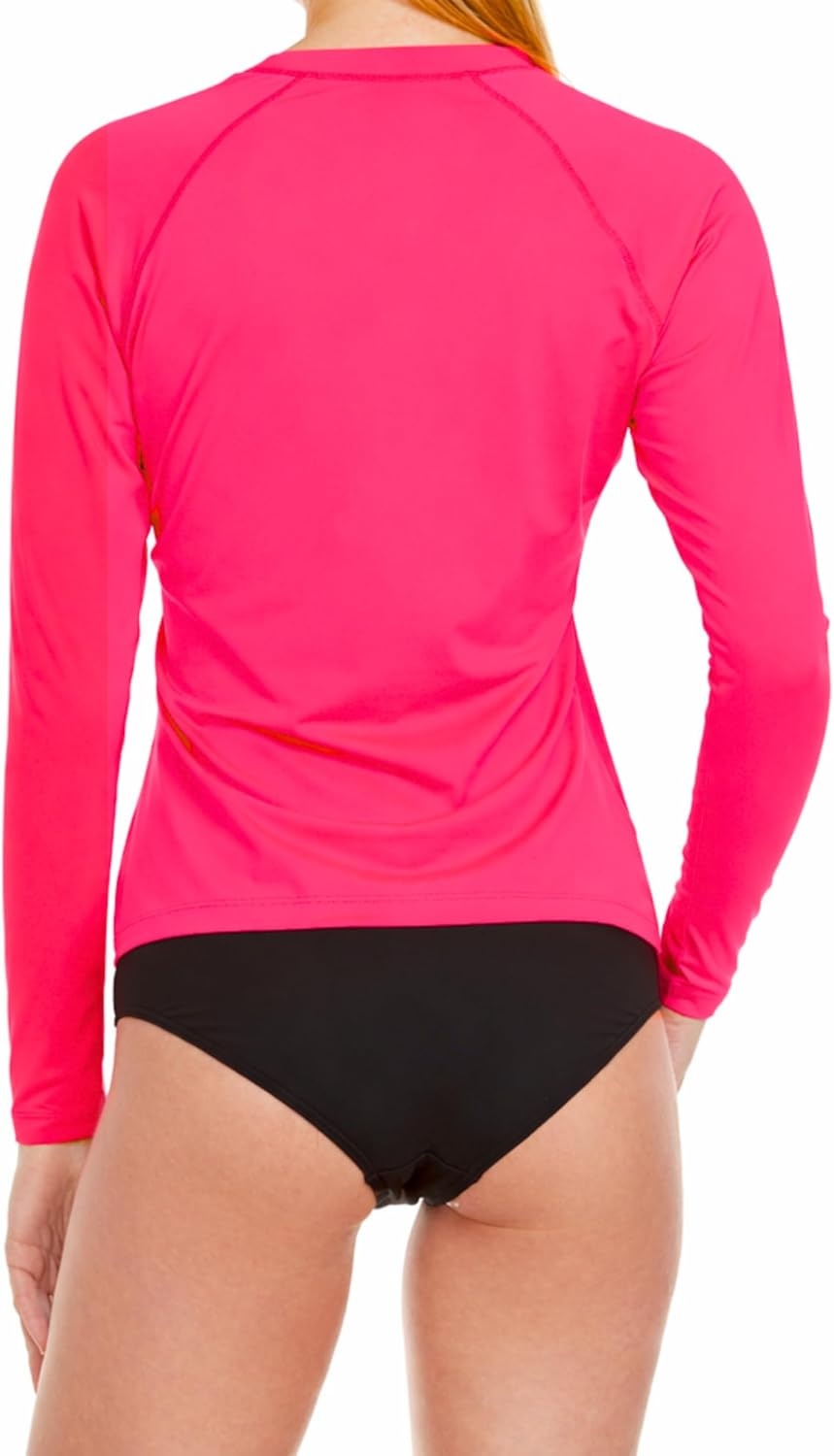 Hurley Rash Guard for Women, Womens Rash Guard Long Sleeve Shirts, Rashguard Swim Shirt Women UPF 50+ SPF & UV Protection(Melon)