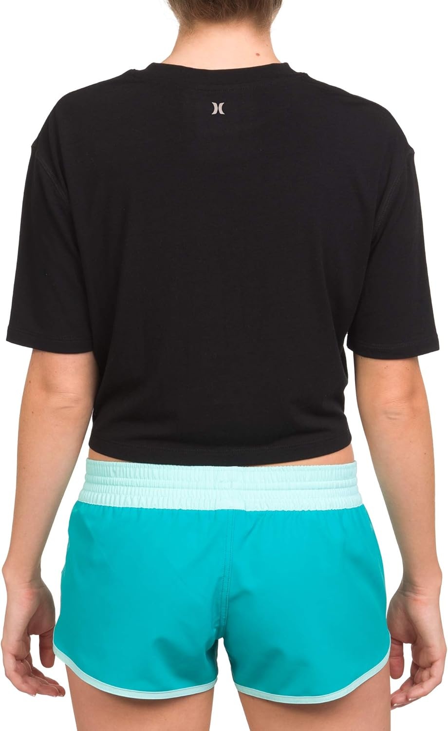 Hurley Womens Tie Front Active Tee(Black)