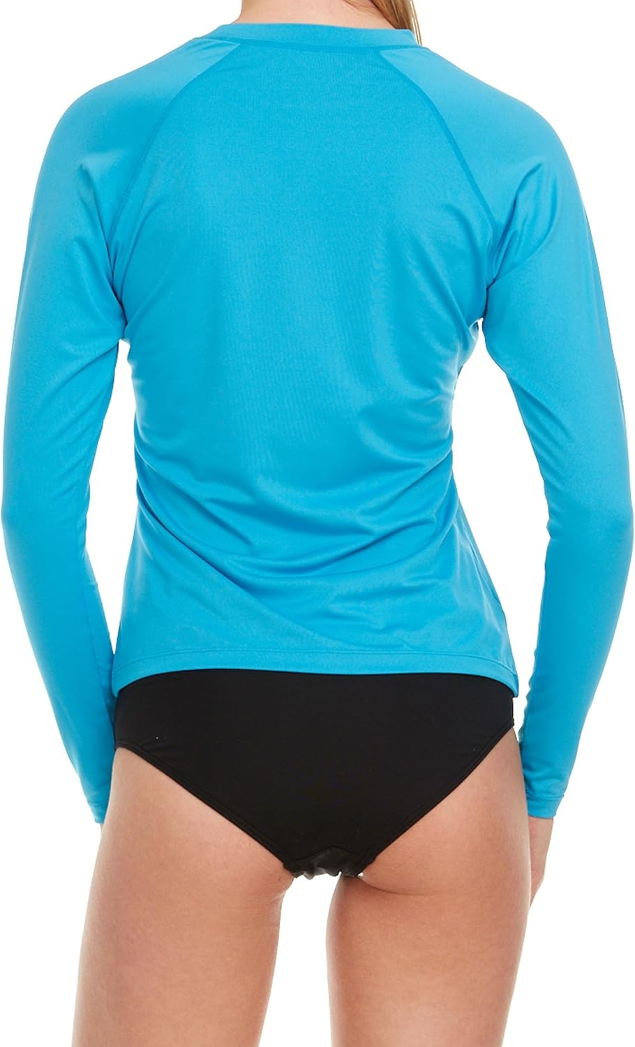 Hurley Rash Guard for Women, Womens Rash Guard Long Sleeve Shirts, Rashguard Swim Shirt Women UPF 50+ SPF & UV Protection(Turquoise)
