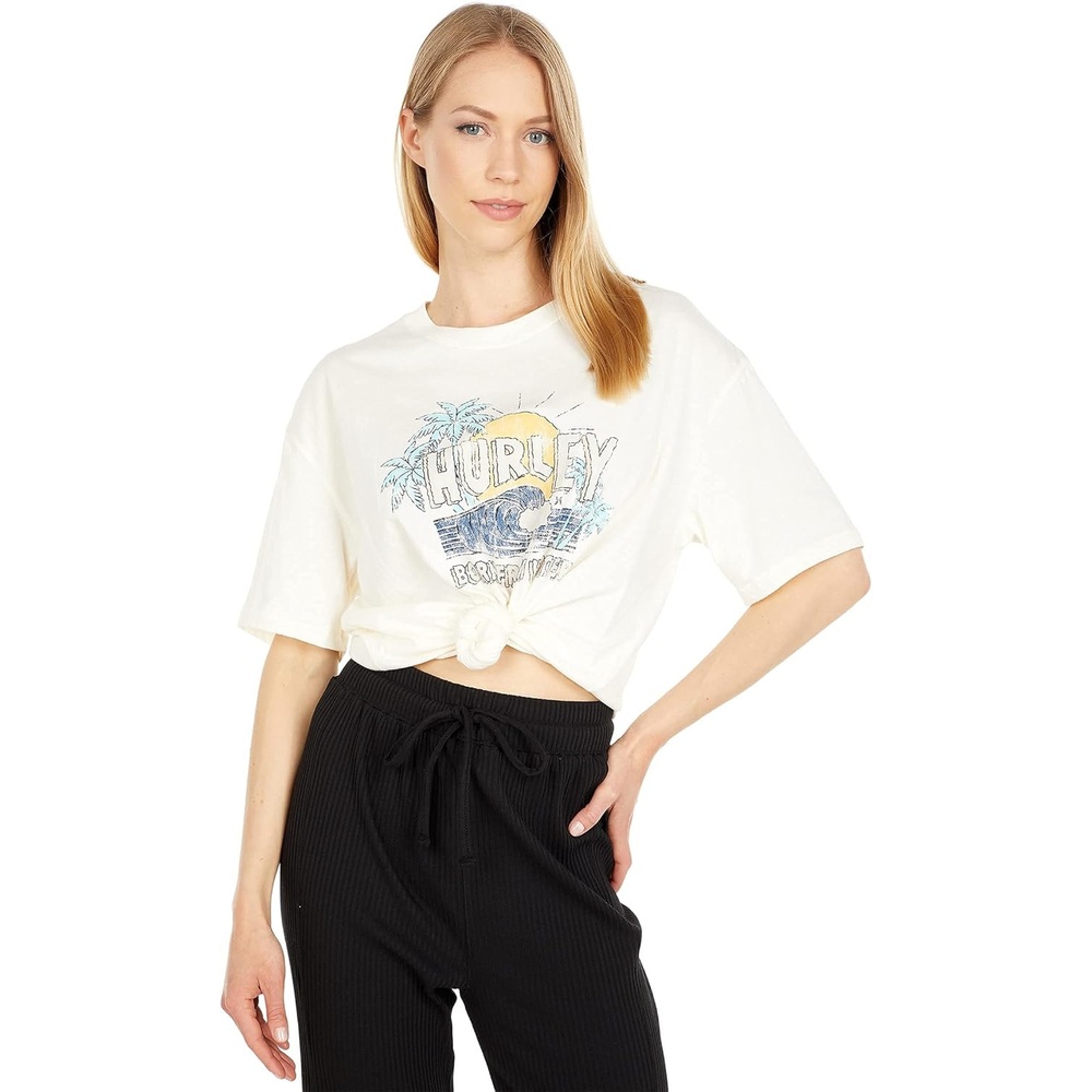 Hurley Womes Sonza Boyfriend Tee(Tofu)