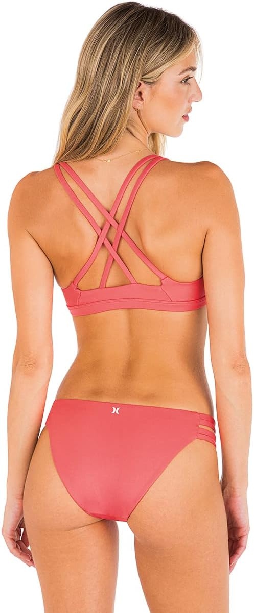 Hurley Women’s Max Solid Mod Bottom(Coral Spice)