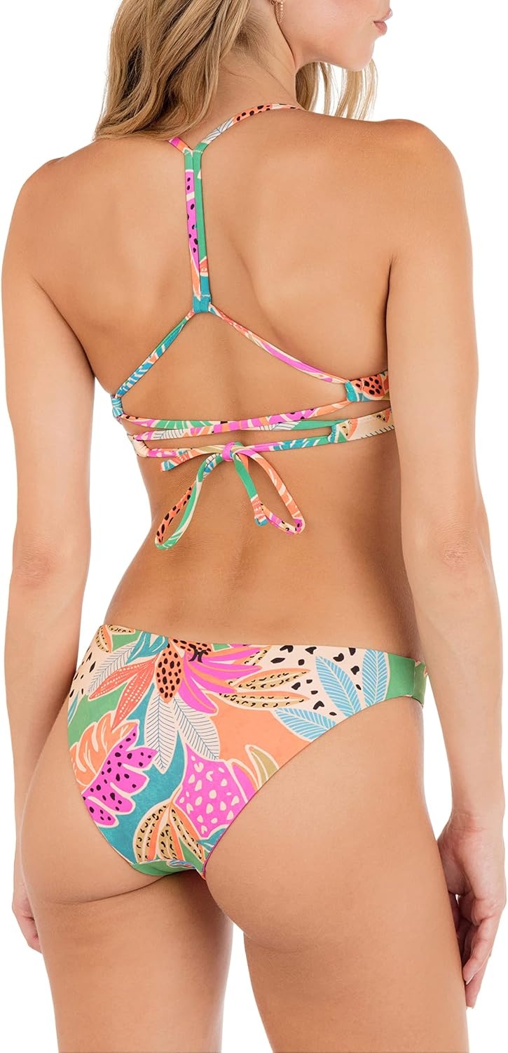 Hurley Women’s Moderate Bikini Bottom(Bahia Reversible)