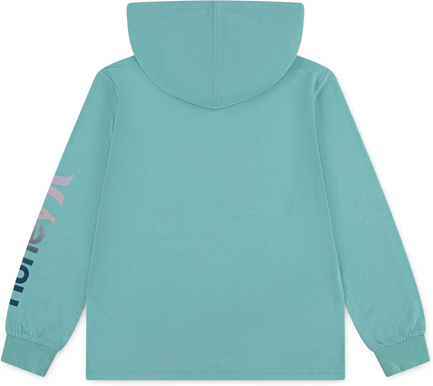 Hurley boys Long Sleeve Hooded Graphic T-shirt(Aquatic Awe)