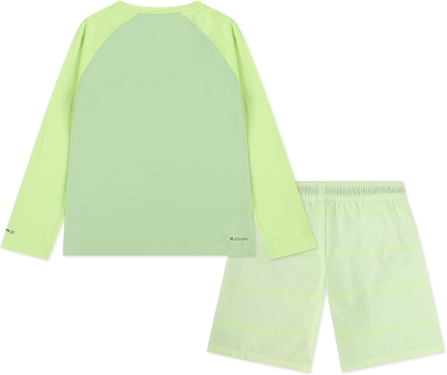 Hurley Boys’ Baby and Toddler Boys’ Swim Suit 2-piece Outfit Set(Digi Lemon)