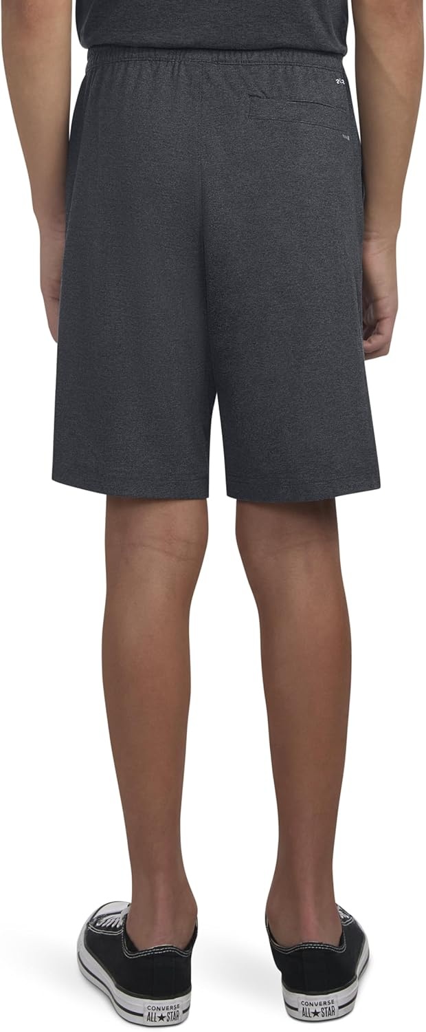 Hurley Boys’ Soft Basic Pull on Shorts(Black Heather)