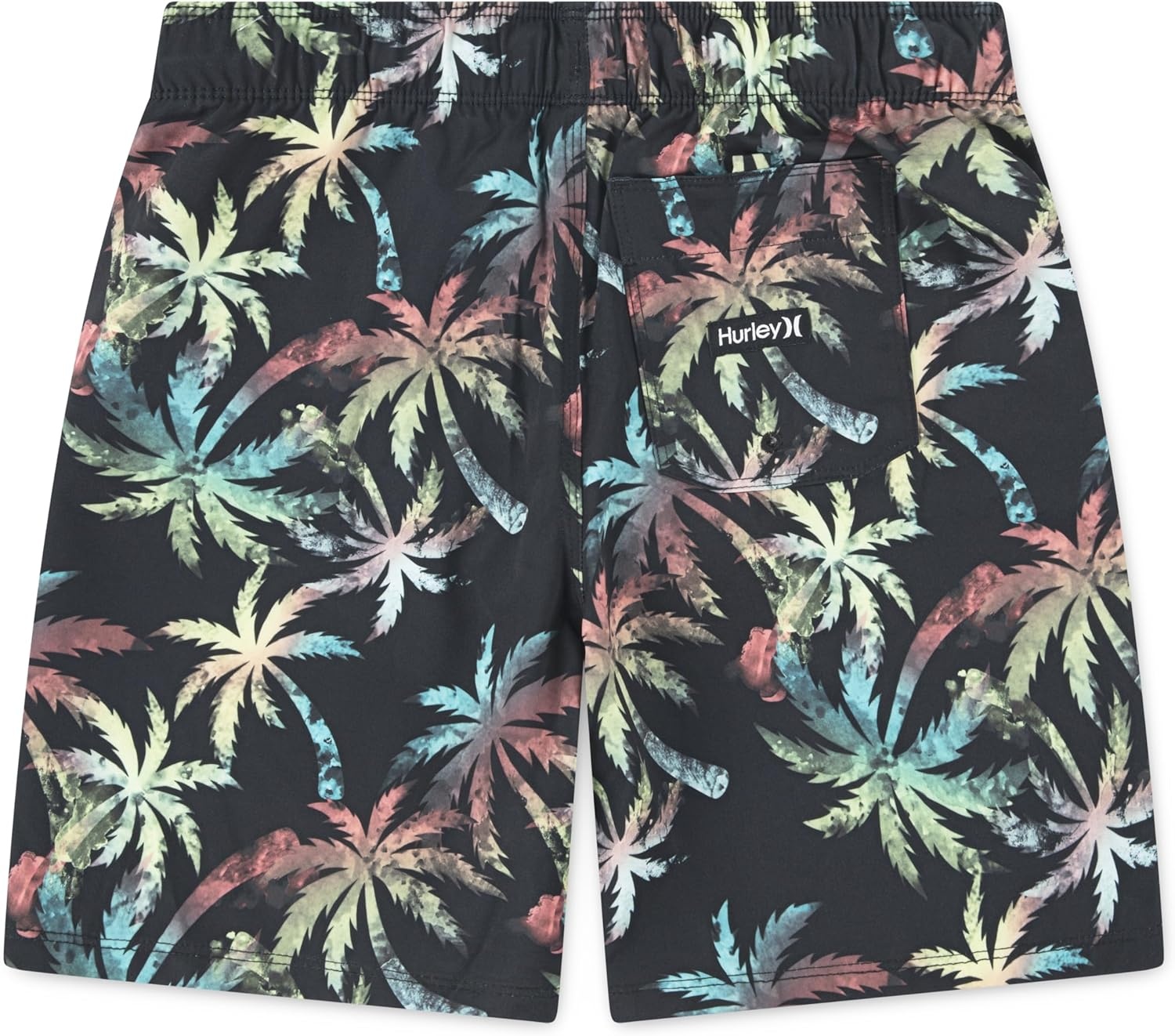 Hurley Boys’ Pull on Swim Trunks(Multi Palms)
