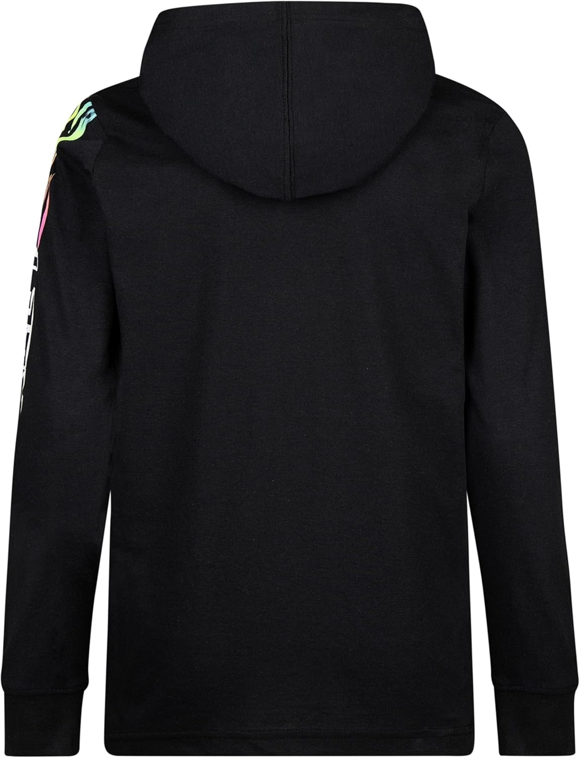 Hurley boys Long Sleeve Hooded Graphic T-shirt(Black/Multi Tie Dye)