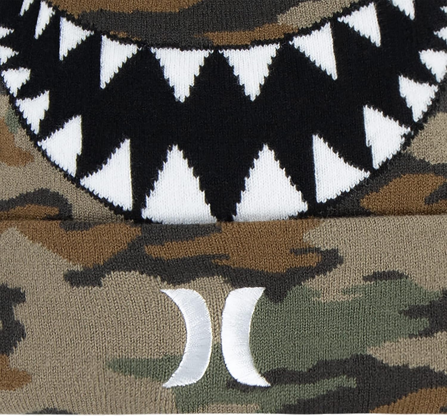 Hurley Kids’ Beanie and Glove Set(Green Camo)