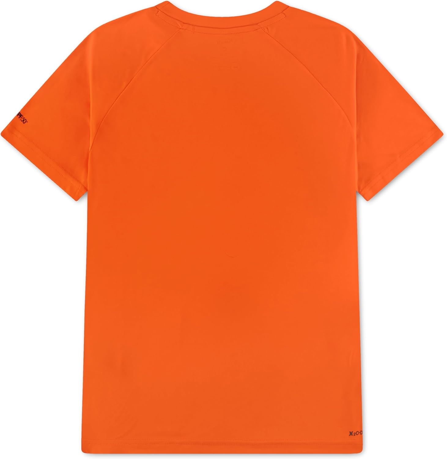Hurley Boy’s Icon UPF 50+ Rash Guard Swim Shirt(Total Orange/Icon)