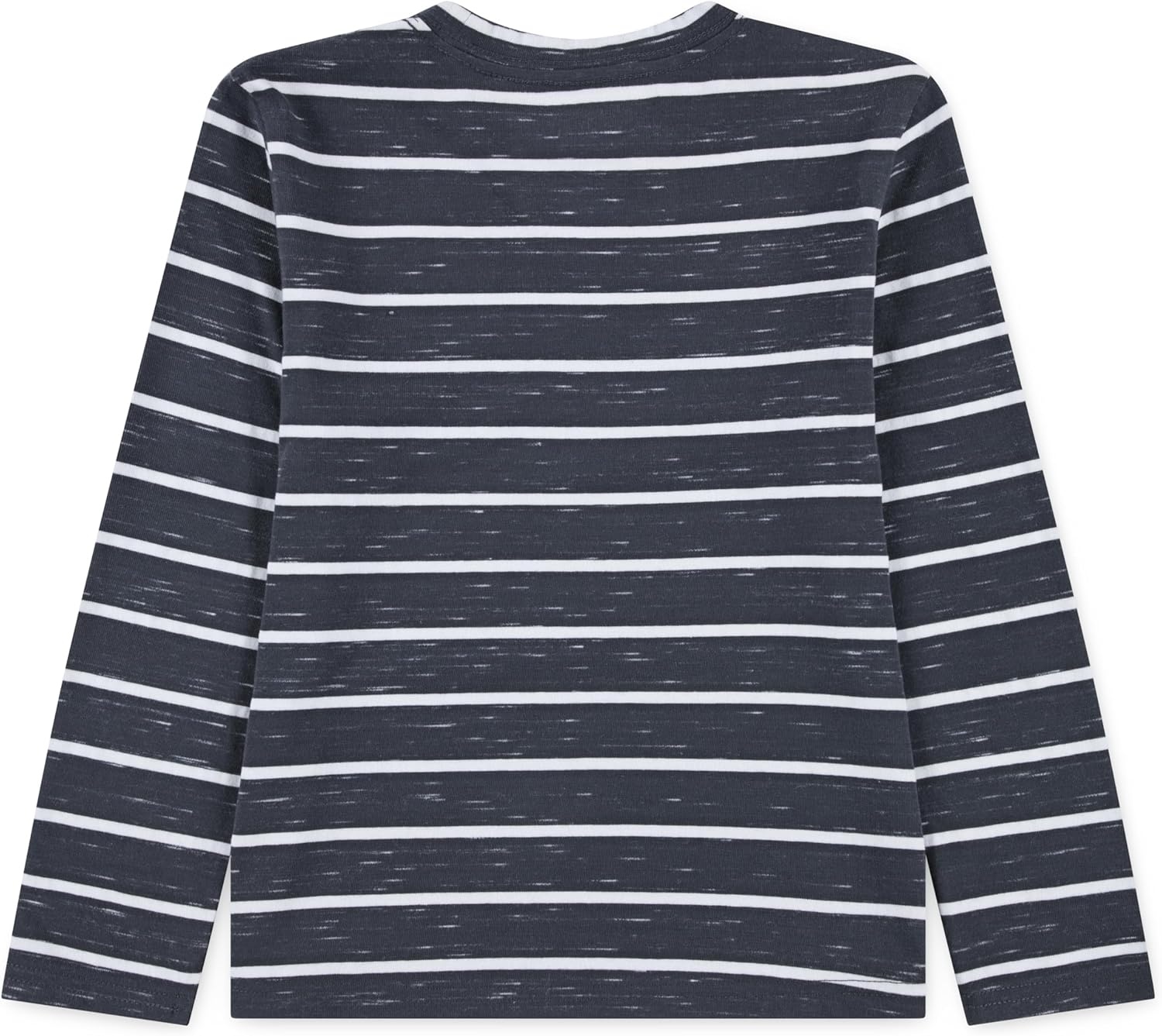 Hurley Boys’ Boys’ Long Sleeve Soft Cloud Slub T-Shirt(Carbon/White)
