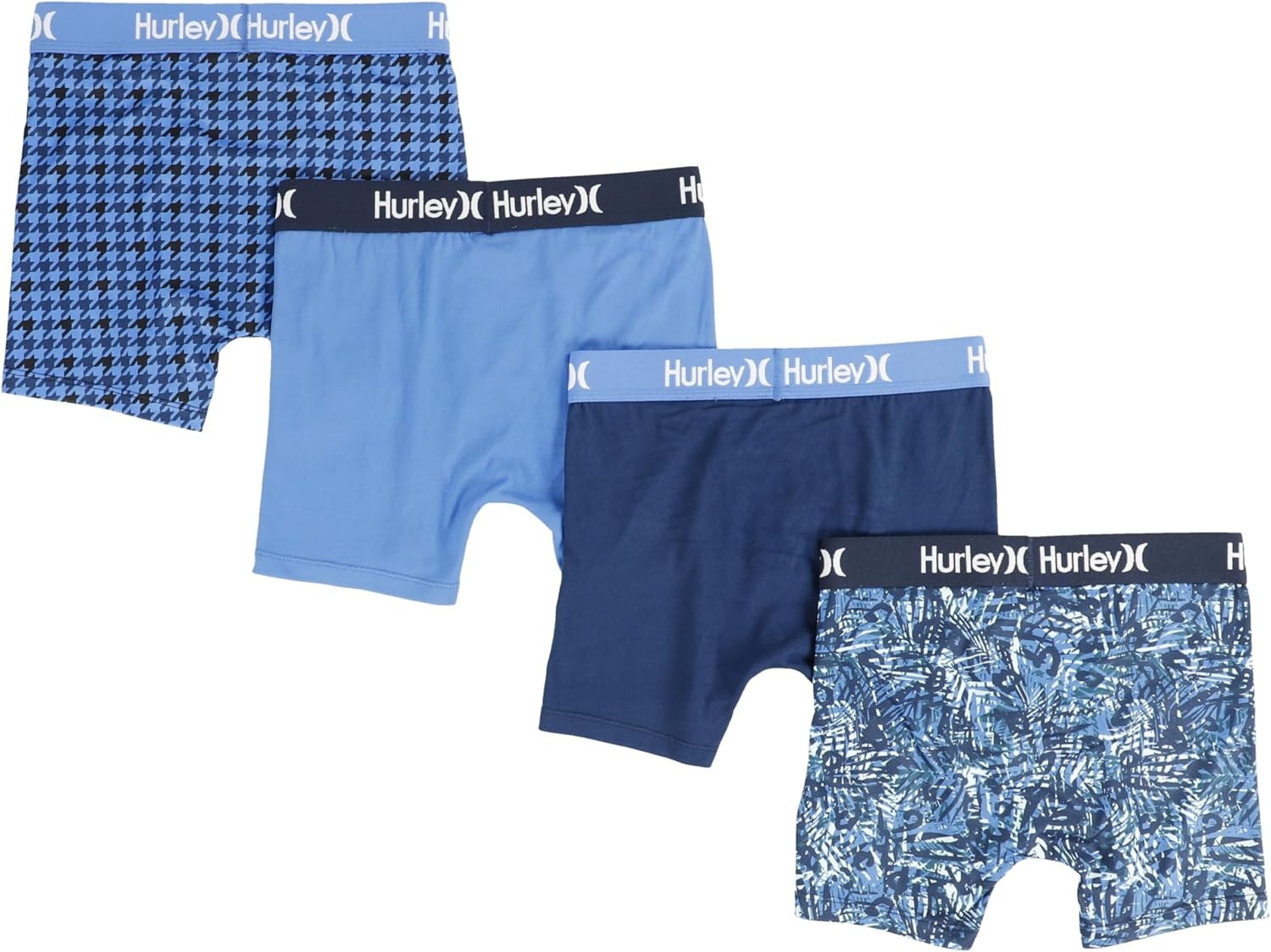 Hurley Boys’ Multi-pack Performance Boxer Briefs(Seashore)