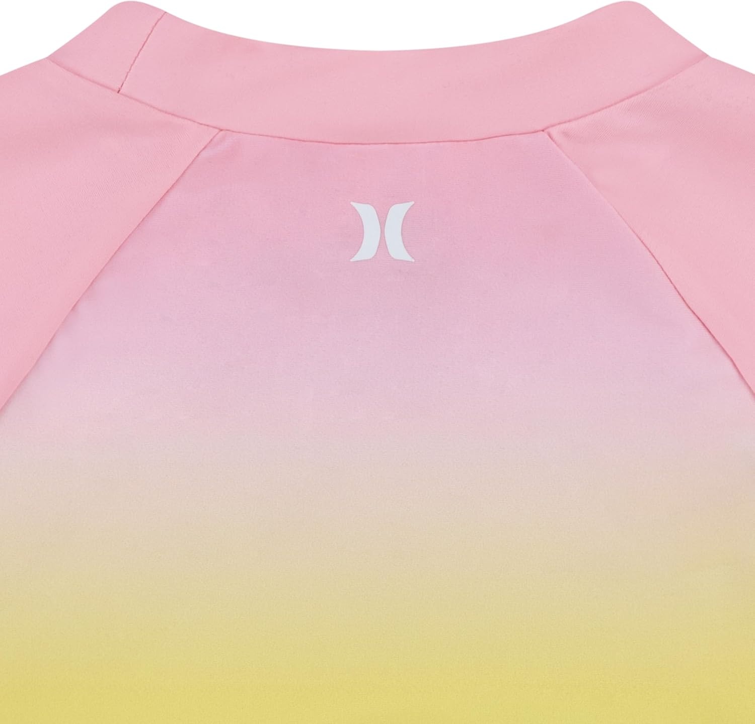 Hurley Girls Two-piece Rashguard Set (Big Kid)(Pink Flamingo)