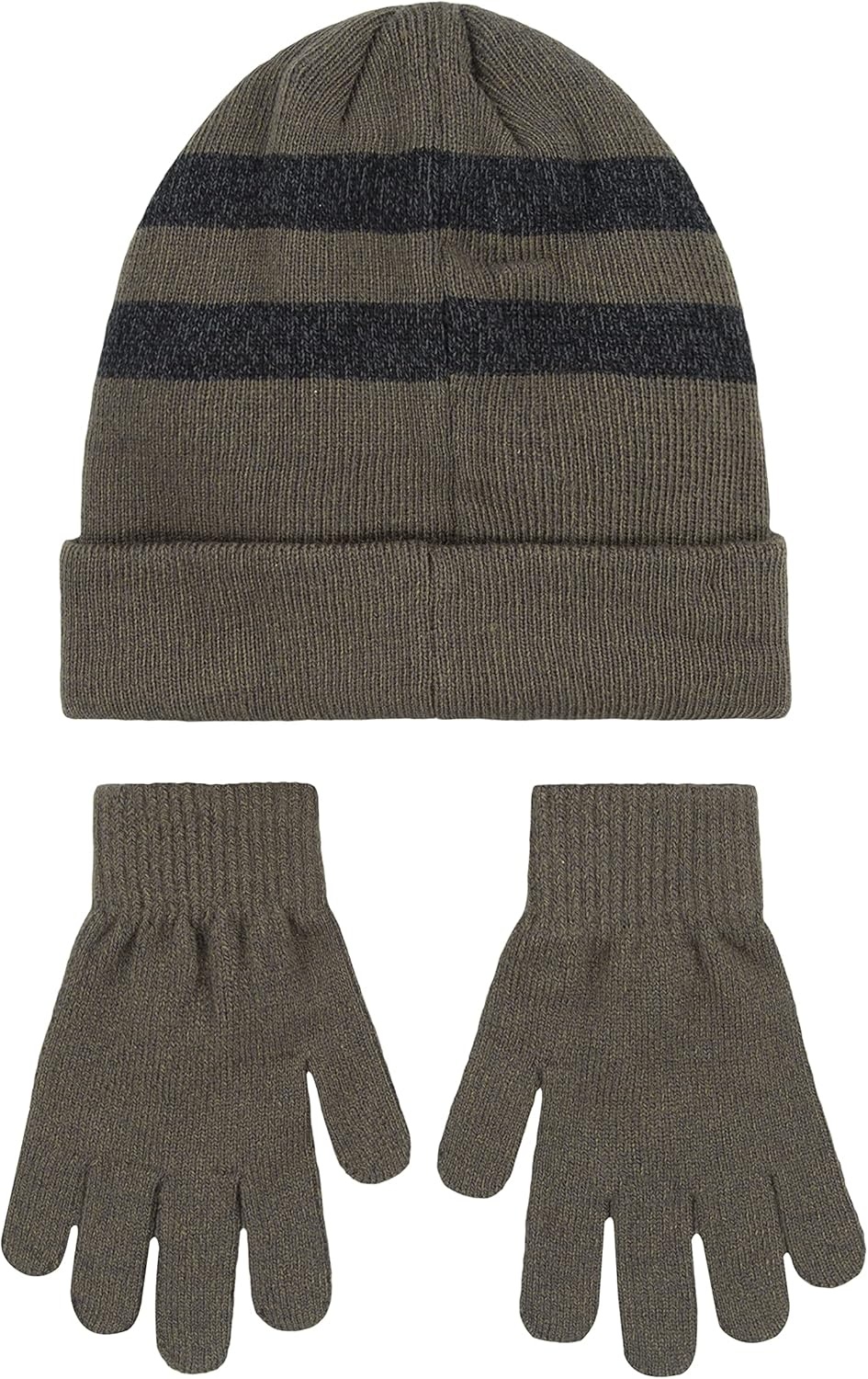 Hurley Kids’ Beanie and Glove Set(Olive)