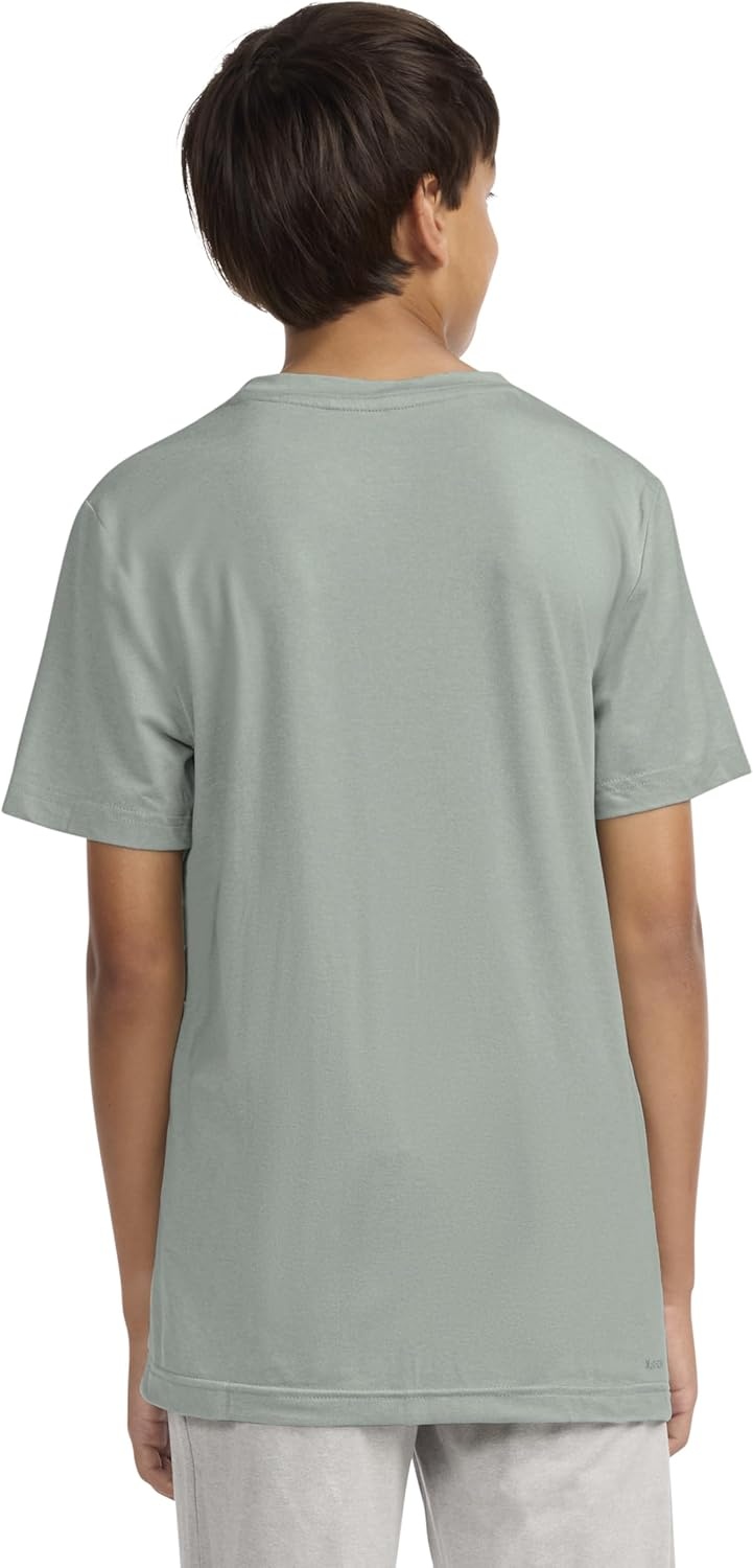 Hurley Boys’ Soft Basic T-Shirt(Aqua Grey Heather)