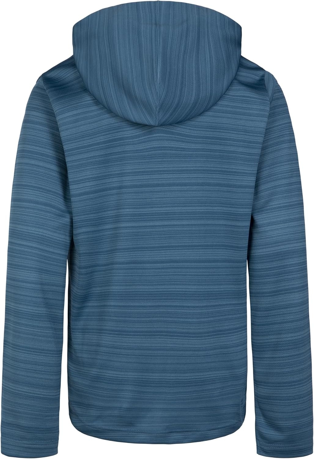 Hurley boys Long Sleeve Hooded Graphic T-shirt(Rift Blue Heather)