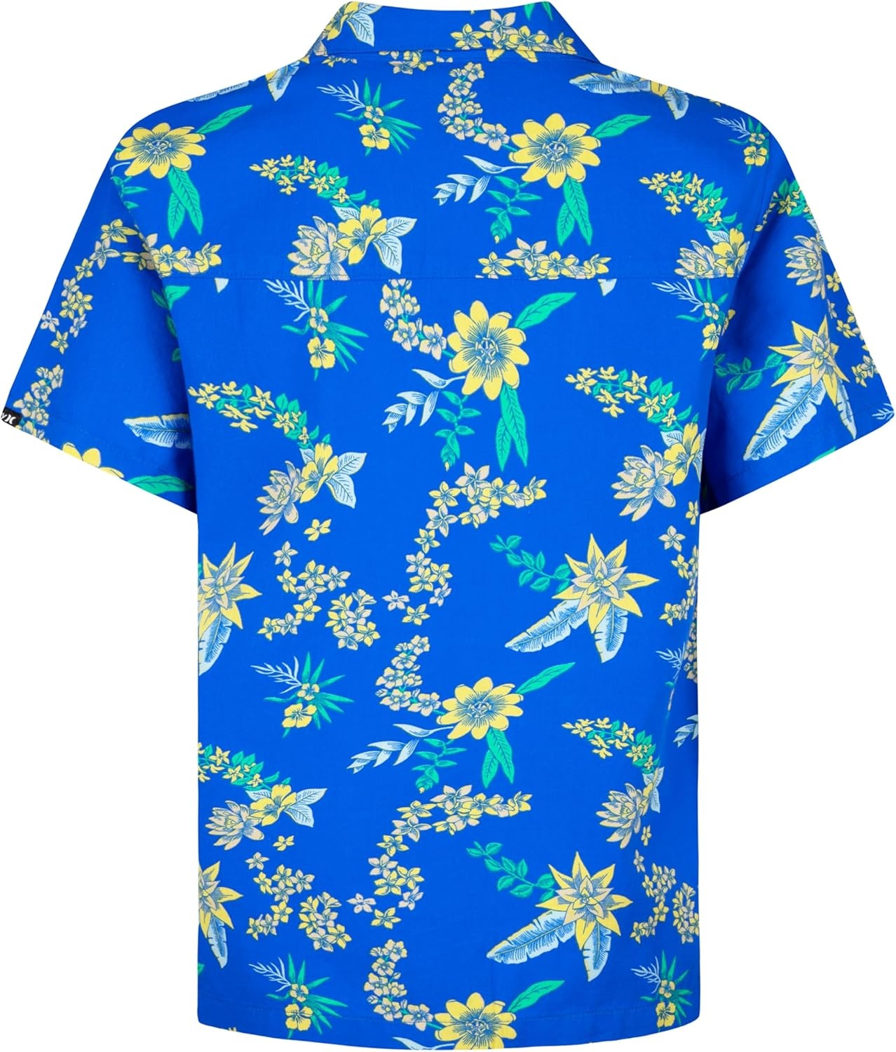 Hurley Boys’ Boys’ Woven Button Down Shirt(Santiago Blue)